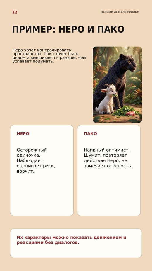 Страница гайда: пример пары Неро и Пако